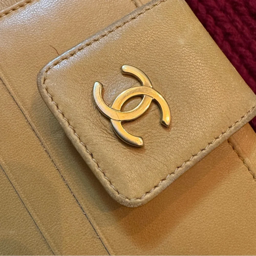 Authentic Chanel Icon Line Leather Wallet - Picture 6 of 8
